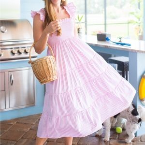 Hill House Pink Stripe Nap Dress